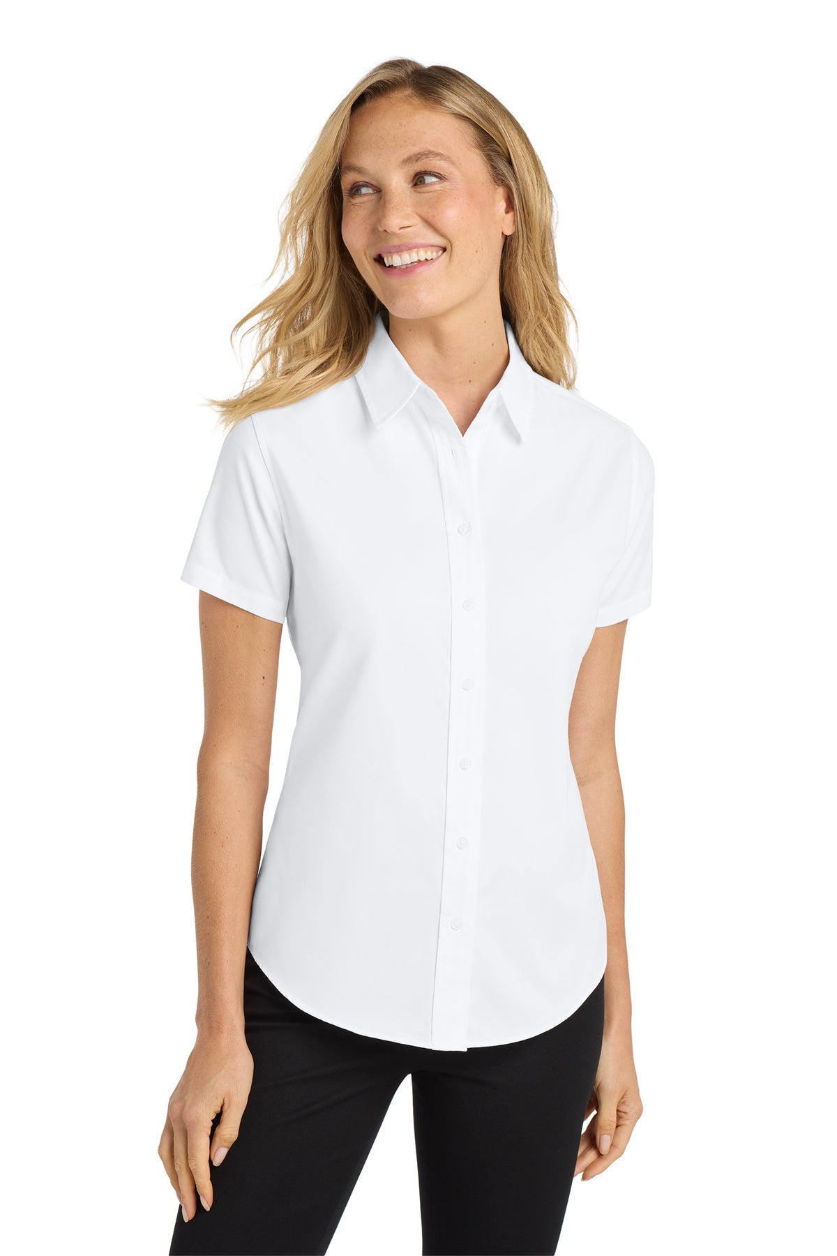 Port Authority® L508 Women's Easy Care Short Sleeve Button-Up Shirt