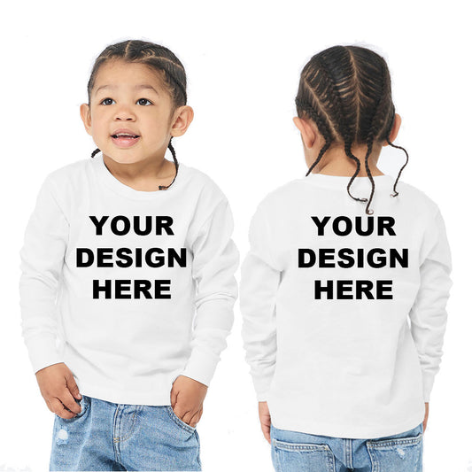 BELLA+CANVAS 3501T Toddler Long Sleeve Jersey Tee Unisex