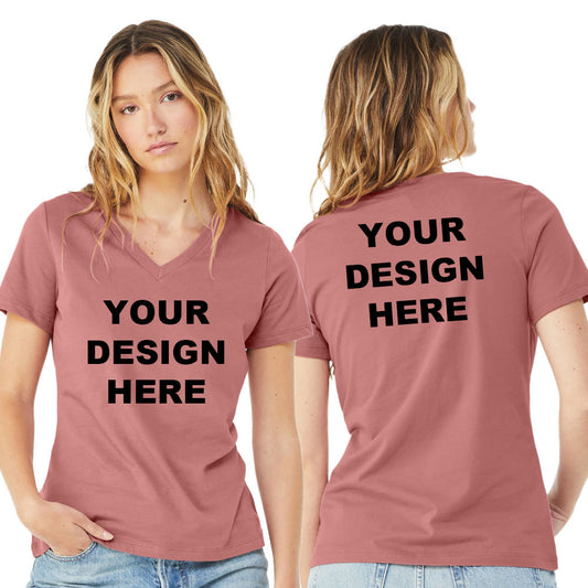 BELLA+CANVAS 6405 Women’s Relaxed V-Neck T-Shirt