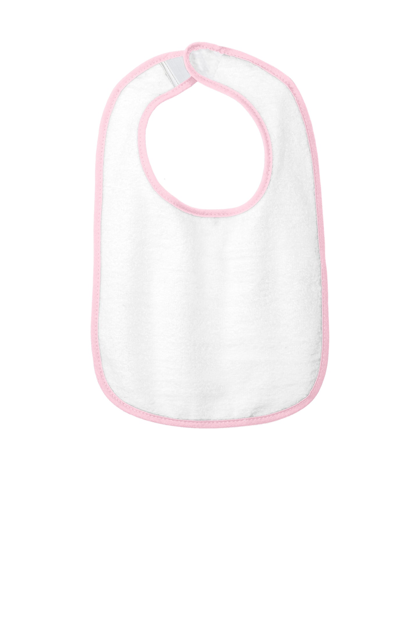 Rabbit Skins® RS1003 Infant Contrast Trim Terry Bib