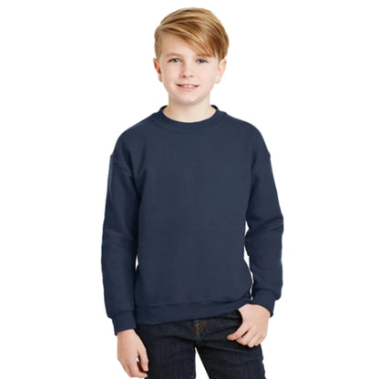 Gildan 18000B Youth Unisex Heavy Blend Crewneck Sweatshirt