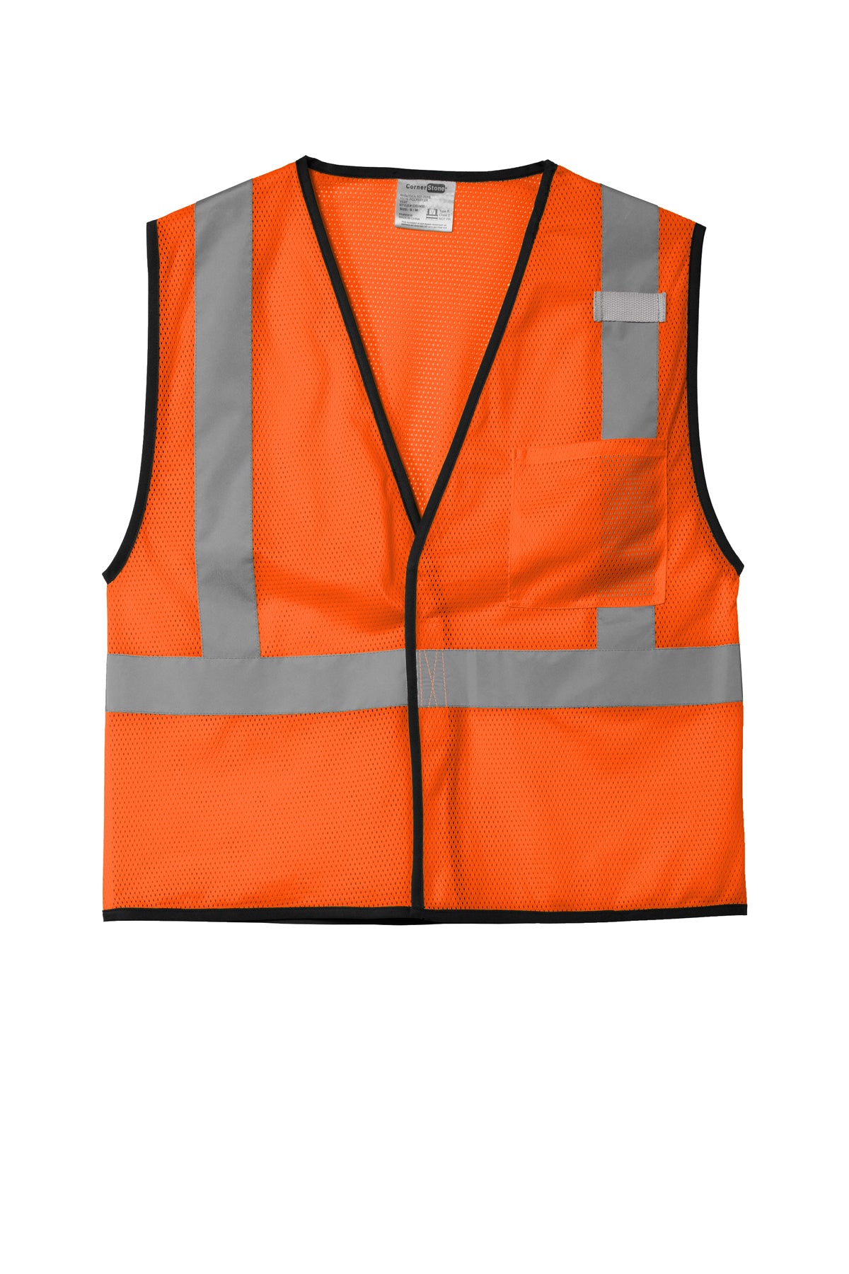 CornerStone® CSV100 Unisex ANSI 107 Class 2 Economy Mesh Safety Vest