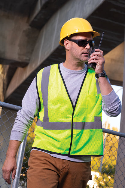 CornerStone® CSV100 Unisex ANSI 107 Class 2 Economy Mesh Safety Vest