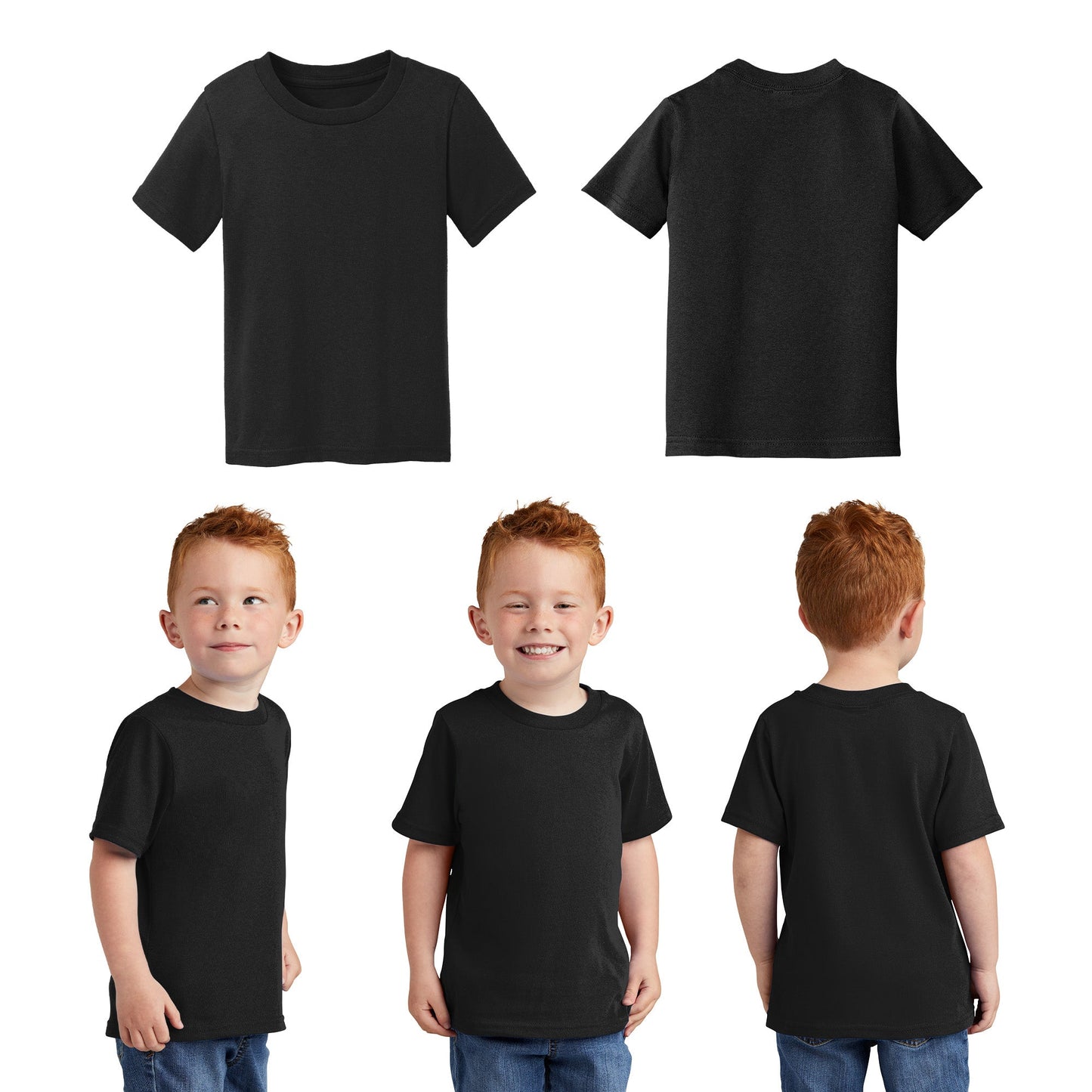 Port & Company CAR54T Toddler Core Cotton T-Shirt Unisex