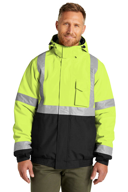 CornerStone® CSJ500 Unisex ANSI 107 Class 3 Waterproof Insulated Bomber Jacket
