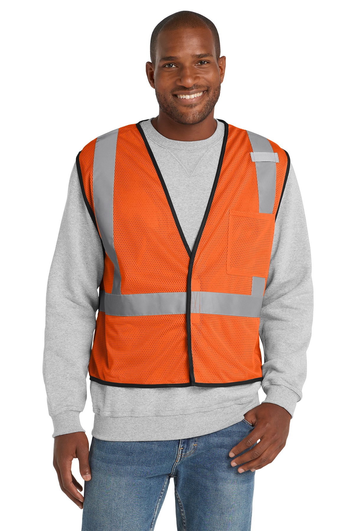 CornerStone® CSV100 Unisex ANSI 107 Class 2 Economy Mesh Safety Vest