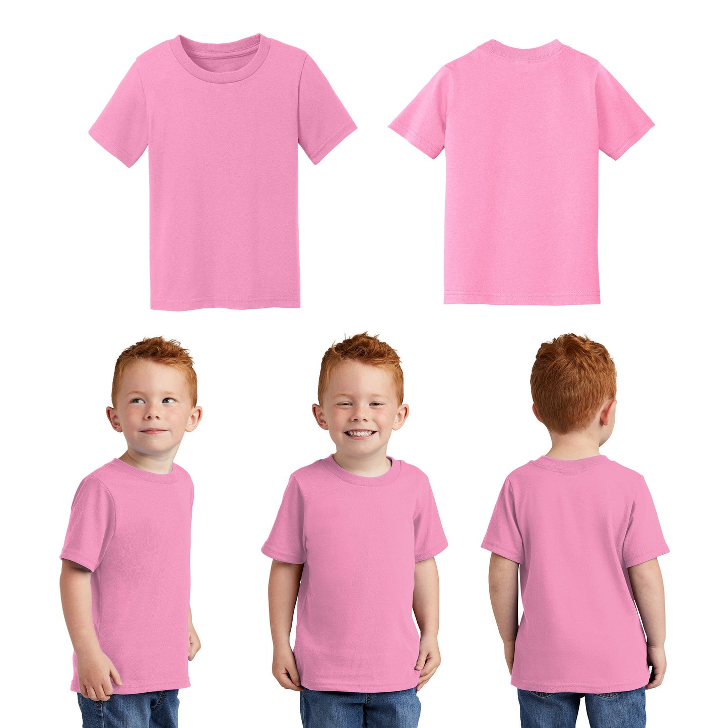 Port & Company CAR54T Toddler Core Cotton T-Shirt Unisex