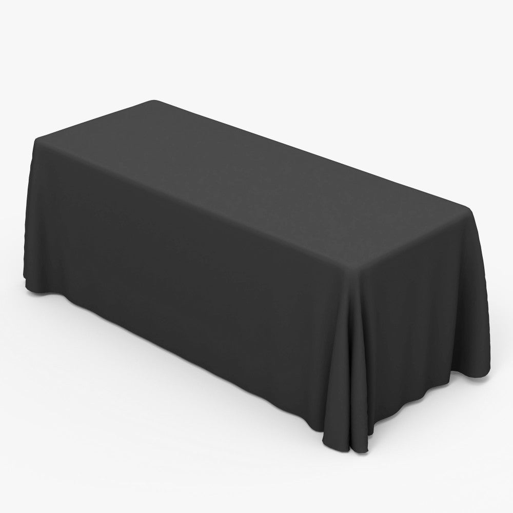 Custom Solid Color Table Covers, Trade Show Table Throws