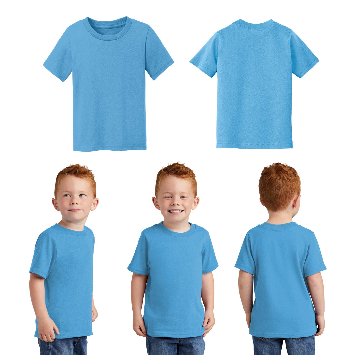 Port & Company CAR54T Toddler Core Cotton T-Shirt Unisex
