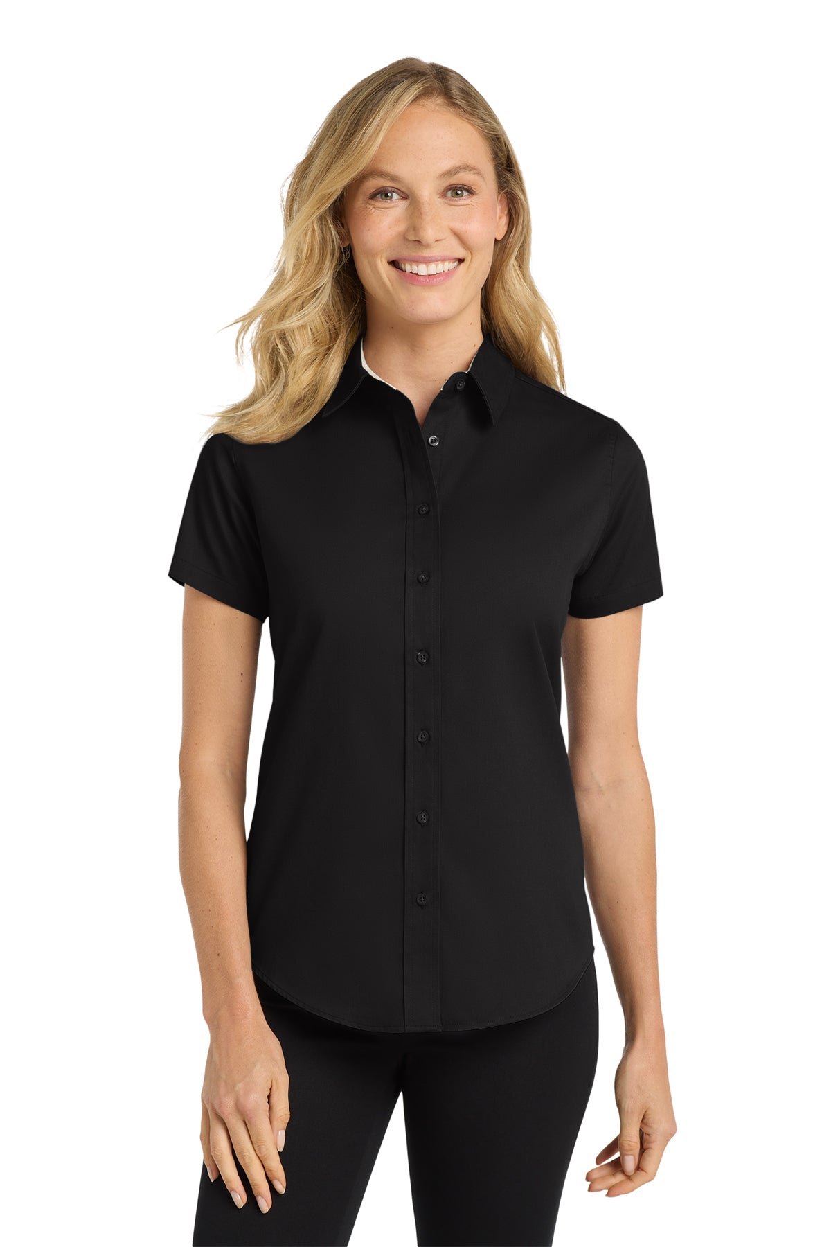 Port Authority® L508 Women's Easy Care Short Sleeve Button-Up Shirt