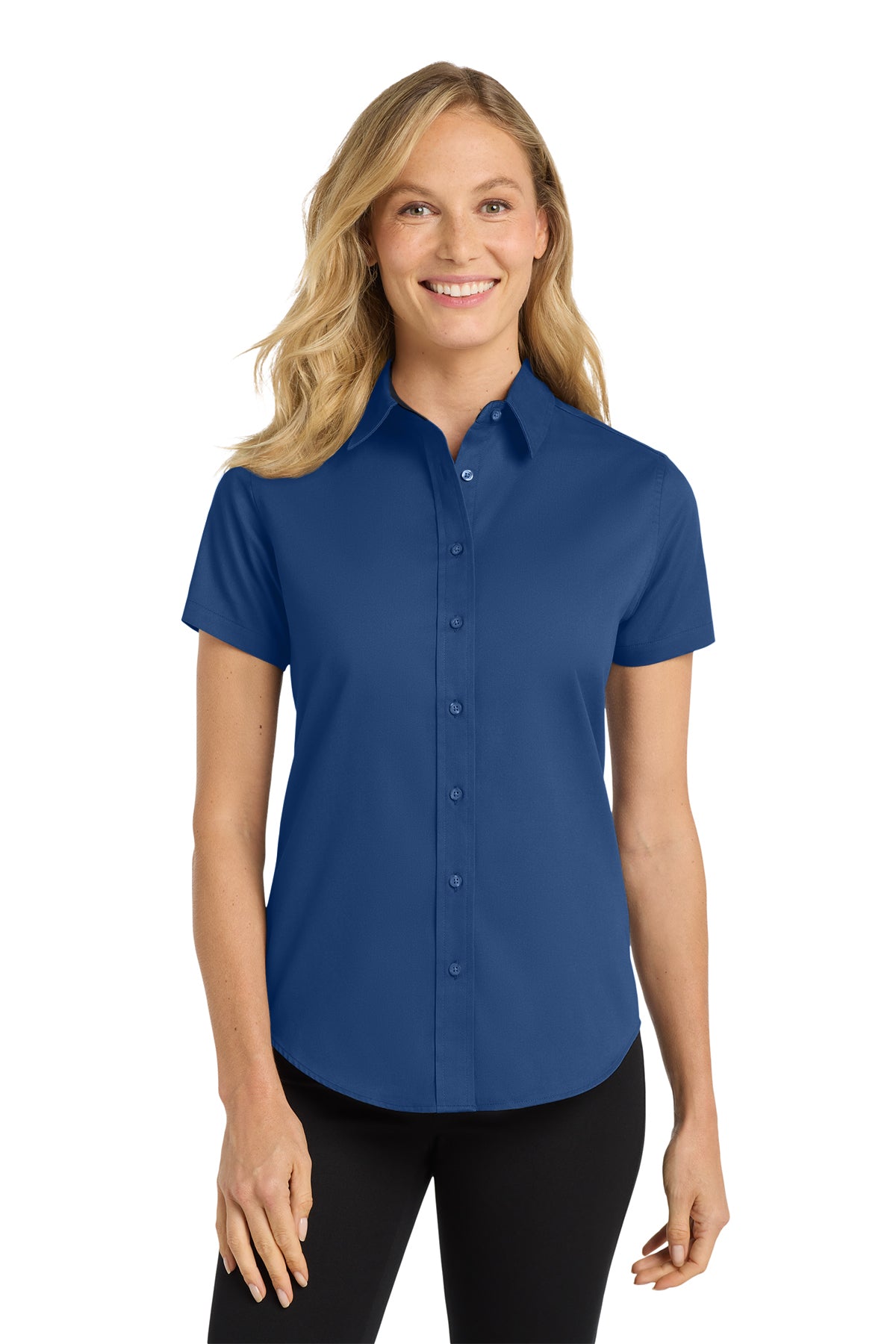 Port Authority® L508 Women's Easy Care Short Sleeve Button-Up Shirt