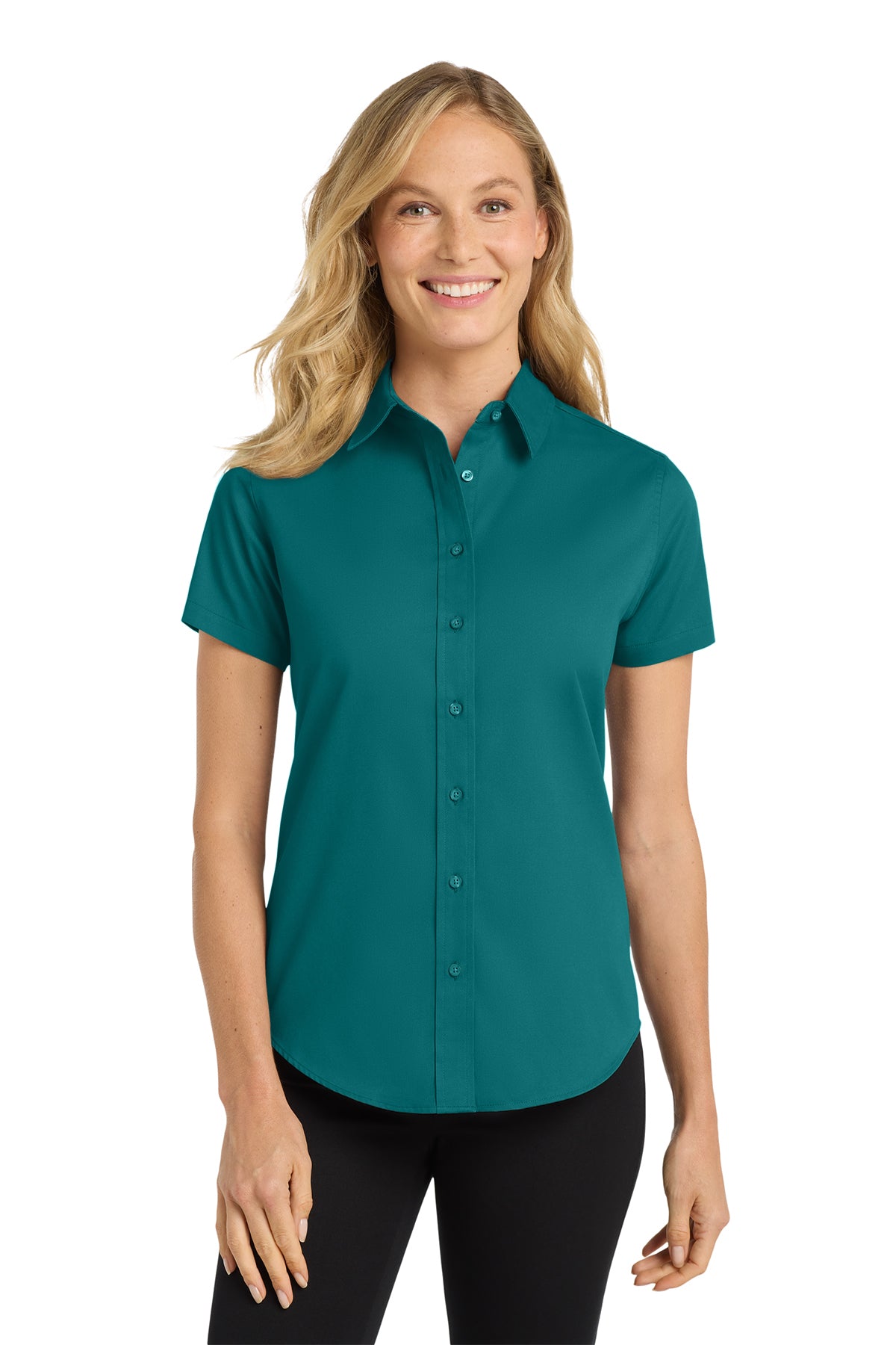 Port Authority® L508 Women's Easy Care Short Sleeve Button-Up Shirt