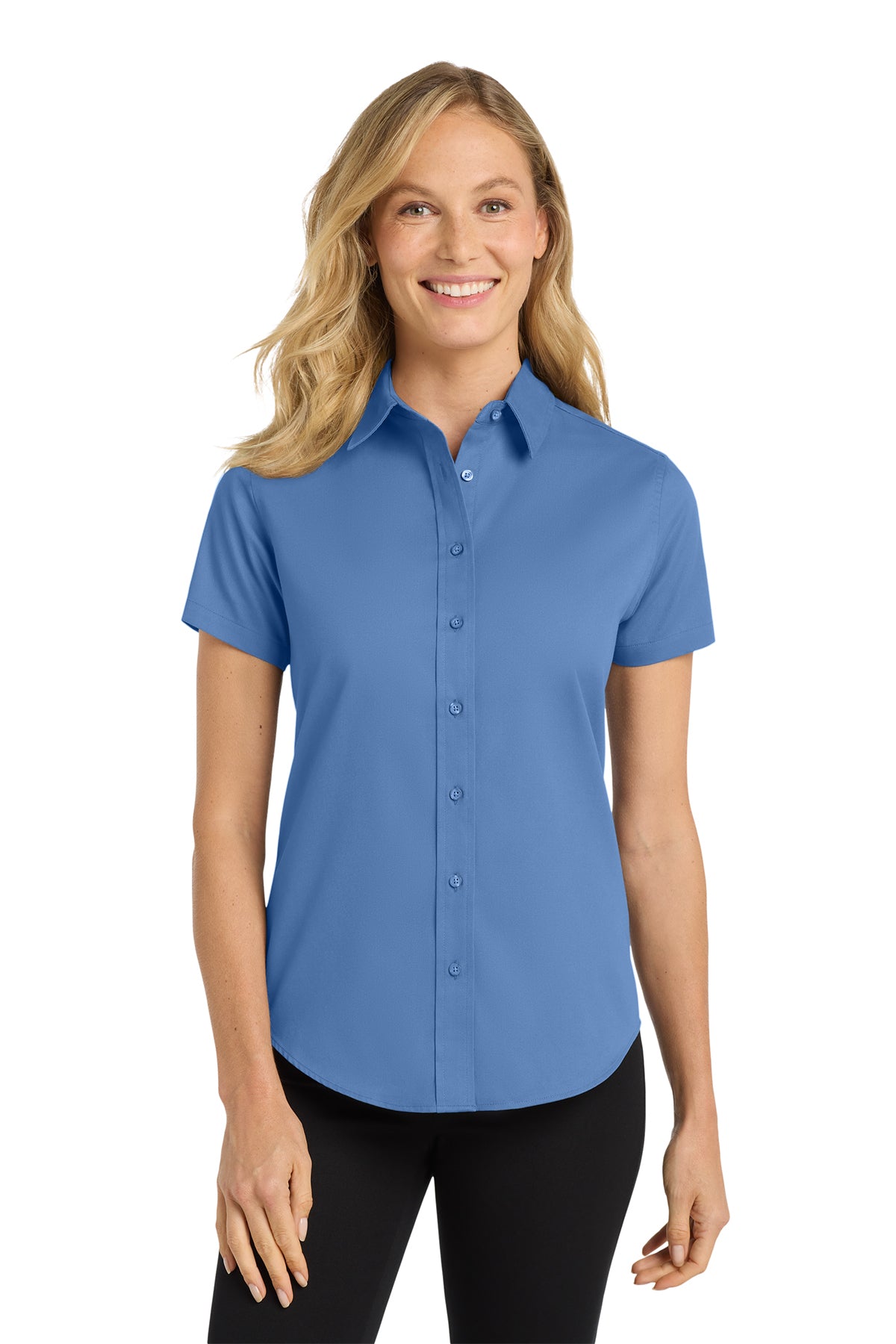 Port Authority® L508 Women's Easy Care Short Sleeve Button-Up Shirt