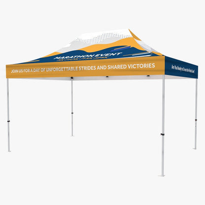 Custom 15ft Event Tent / Canopy,  Printed Pop Up Tent with Logo (10ft x 15ft)