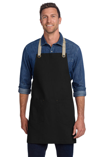 Port Authority® A815 Unisex Canvas Full-Length Two-Pocket Apron