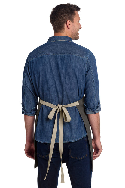 Port Authority® A815 Unisex Canvas Full-Length Two-Pocket Apron