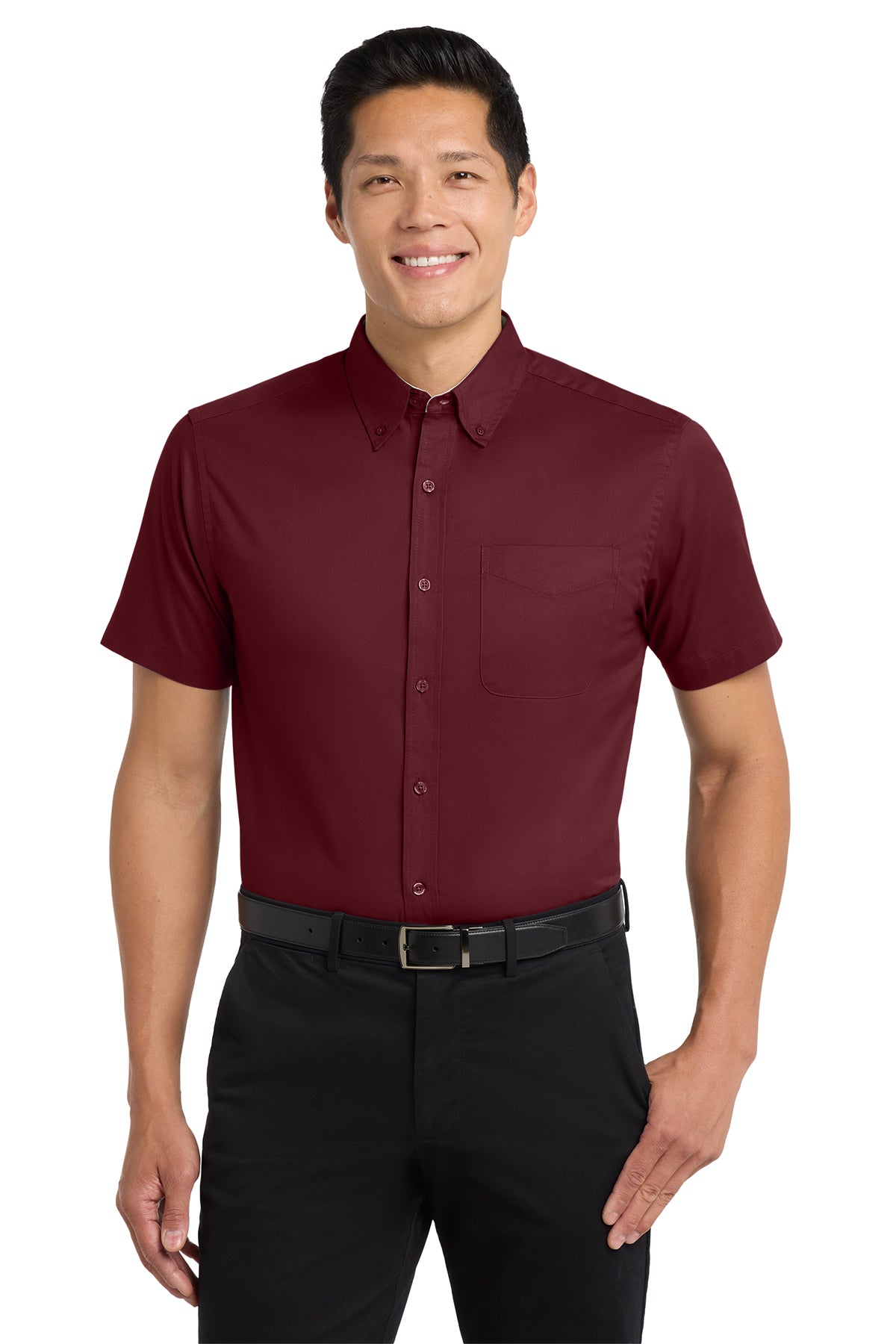 Port Authority® S508 Unisex Easy Care Short Sleeve Button-Up Shirt