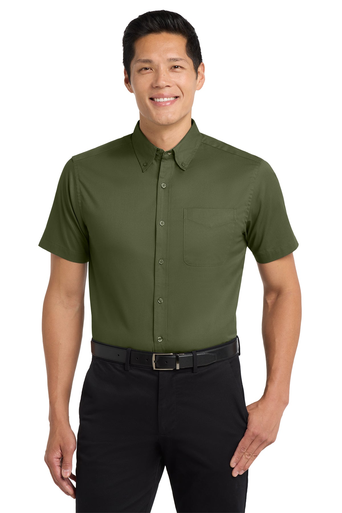 Port Authority® S508 Unisex Easy Care Short Sleeve Button-Up Shirt