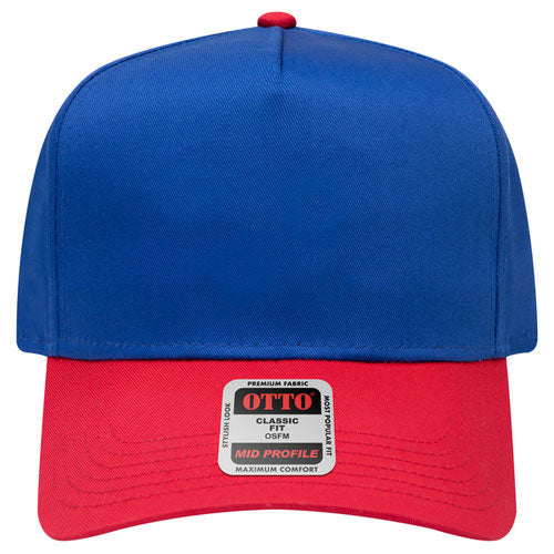 OTTO CAP® 31-069 5 Panel Mid Profile Baseball Cap
