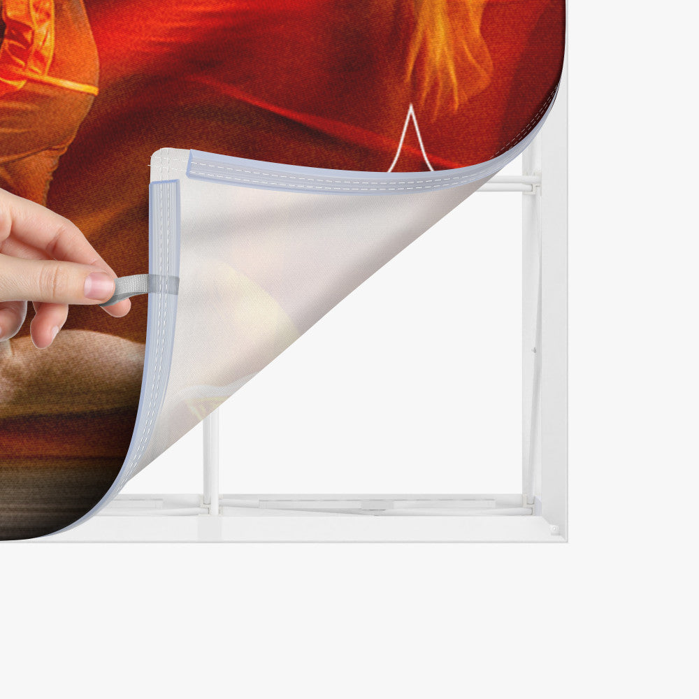 Custom 10ft SEG Backlit Pop Up Display, Trade Show Lightbox