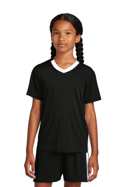 Sport-Tek® YST101 Youth Unisex Competitor™ United Performance V-Neck T-Shirt