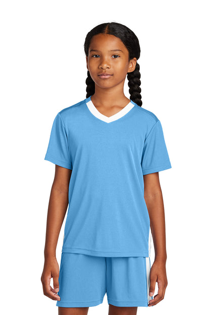 Sport-Tek® YST101 Youth Unisex Competitor™ United Performance V-Neck T-Shirt