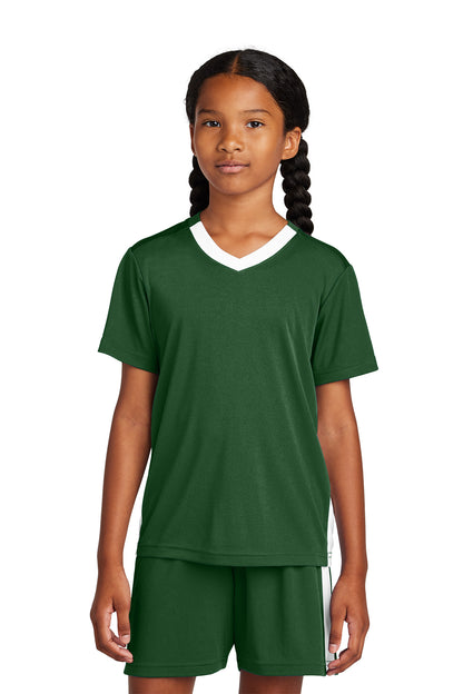Sport-Tek® YST101 Youth Unisex Competitor™ United Performance V-Neck T-Shirt
