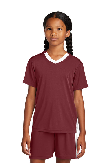 Sport-Tek® YST101 Youth Unisex Competitor™ United Performance V-Neck T-Shirt