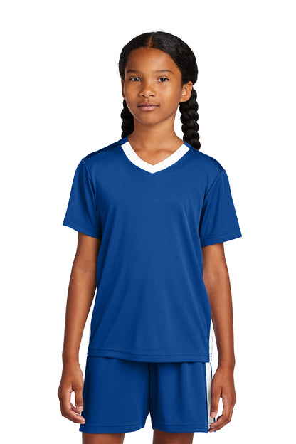 Sport-Tek® YST101 Youth Unisex Competitor™ United Performance V-Neck T-Shirt