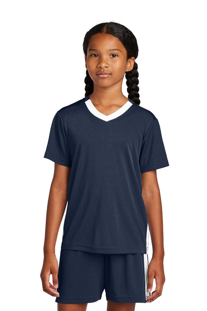 Sport-Tek® YST101 Youth Unisex Competitor™ United Performance V-Neck T-Shirt