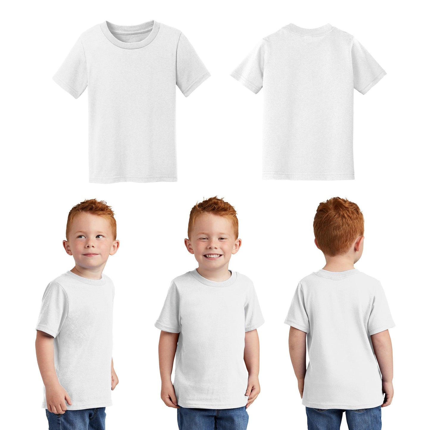 Port & Company CAR54T Toddler Core Cotton T-Shirt Unisex