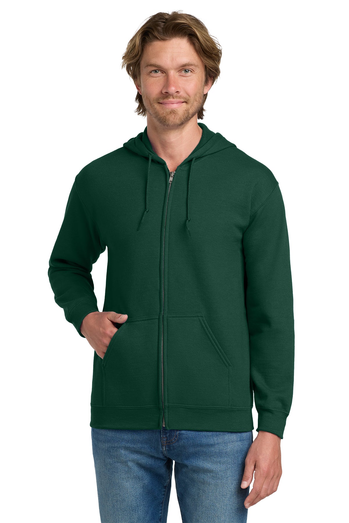 Gildan 18600 Unisex Heavy Blend Full-Zip Hooded Sweatshirt