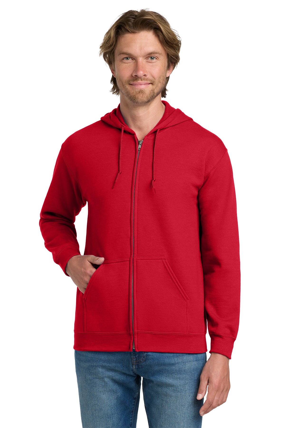 Gildan 18600 Unisex Heavy Blend Full-Zip Hooded Sweatshirt