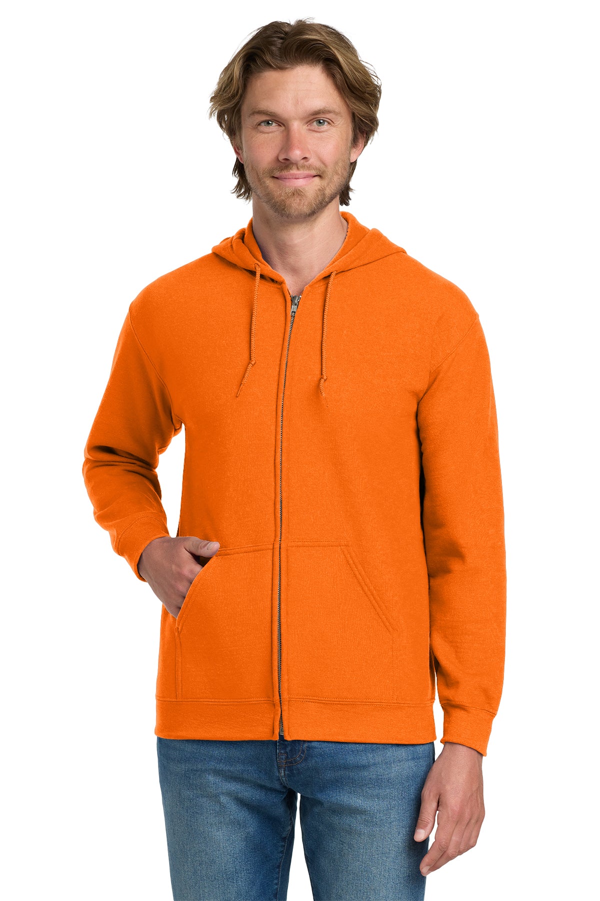 Gildan 18600 Unisex Heavy Blend Full-Zip Hooded Sweatshirt