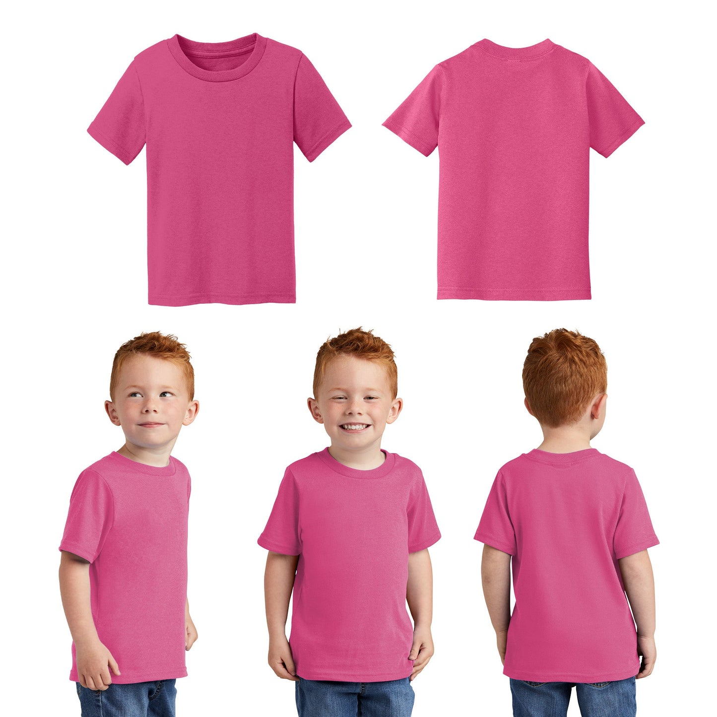 Port & Company CAR54T Toddler Core Cotton T-Shirt Unisex