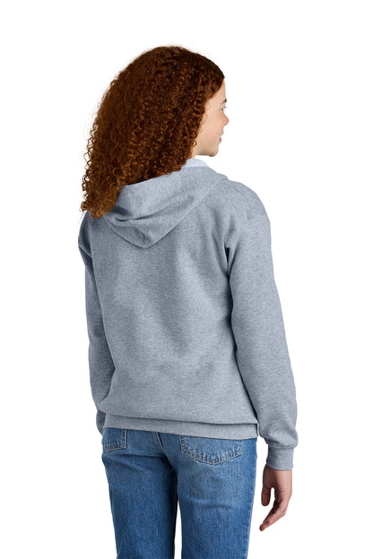 Gildan 18600B Youth Unisex Heavy Blend Full-Zip Hooded Sweatshirt
