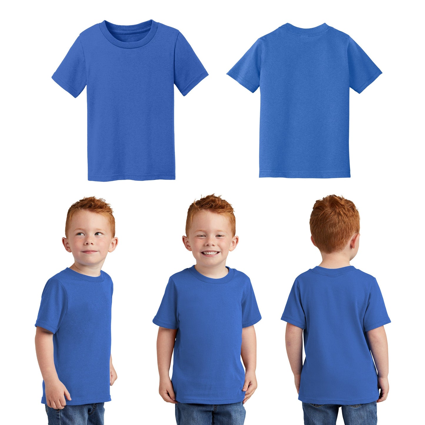 Port & Company CAR54T Toddler Core Cotton T-Shirt Unisex