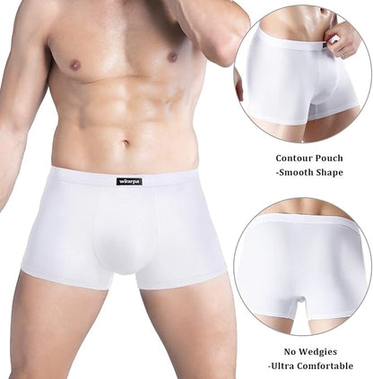 WIRARPA Men's Breathable Modal Microfiber Trunks Underwear