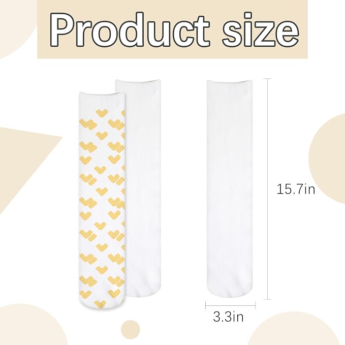 Custom Printed Crew Socks Personalized Socks