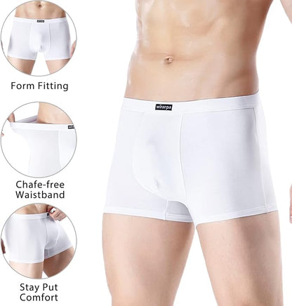 WIRARPA Men's Breathable Modal Microfiber Trunks Underwear