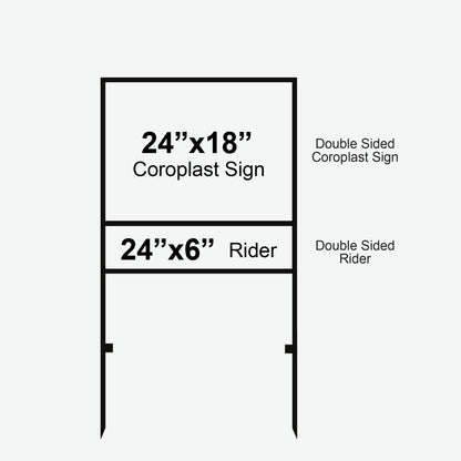 Custom Drop-In Frame Signs, Changeable Sidewalk Sign Display