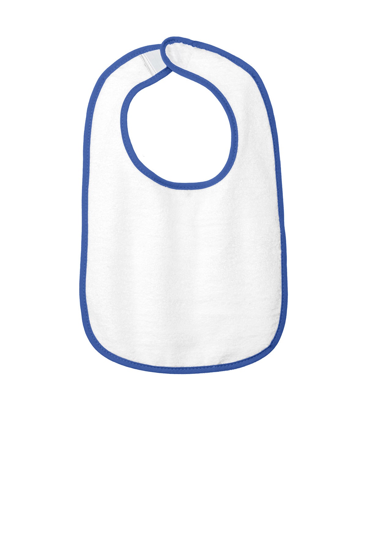 Rabbit Skins® RS1003 Infant Contrast Trim Terry Bib