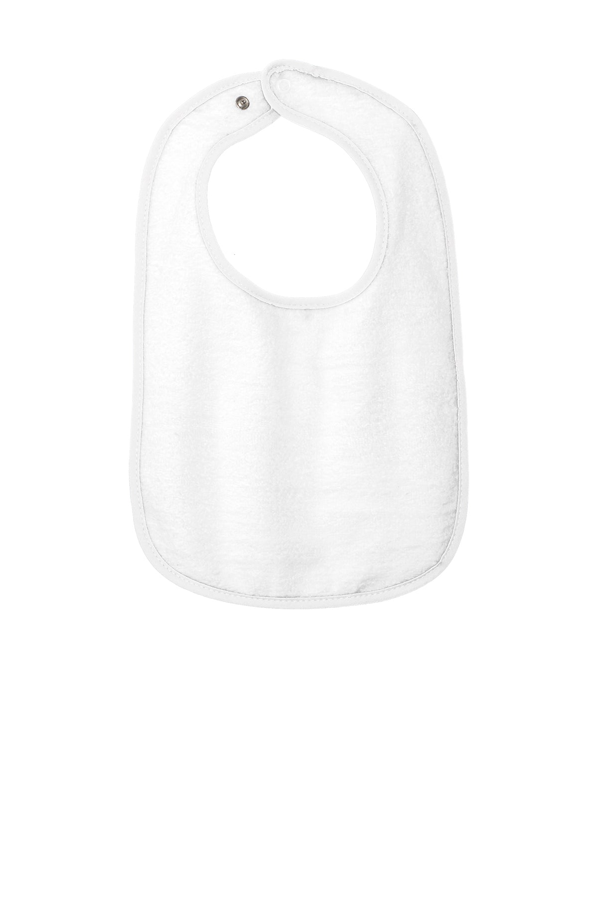 Rabbit Skins® RS1003 Infant Contrast Trim Terry Bib