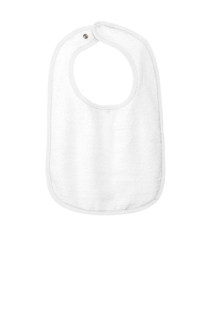 Rabbit Skins® RS1003 Infant Contrast Trim Terry Bib