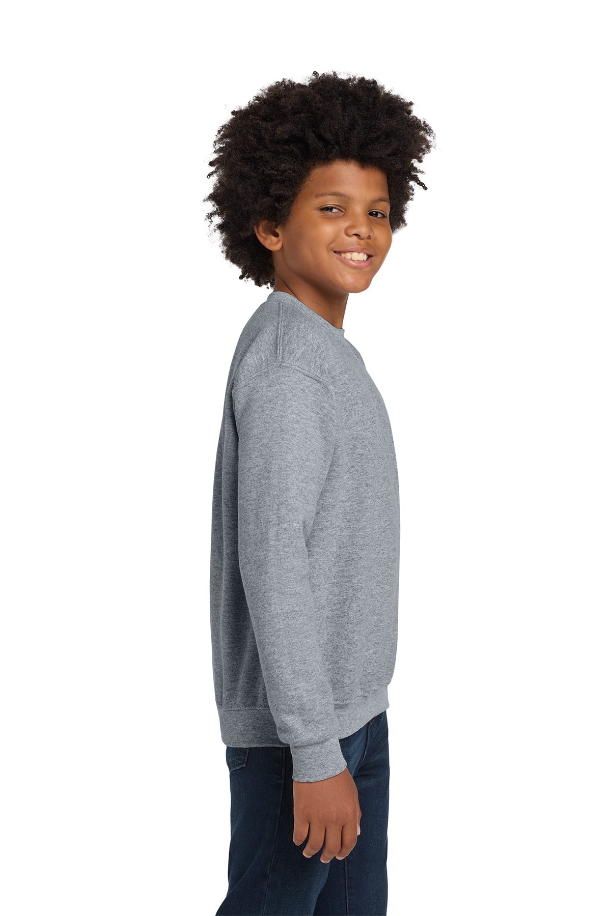 Gildan 18000B Youth Unisex Heavy Blend Crewneck Sweatshirt