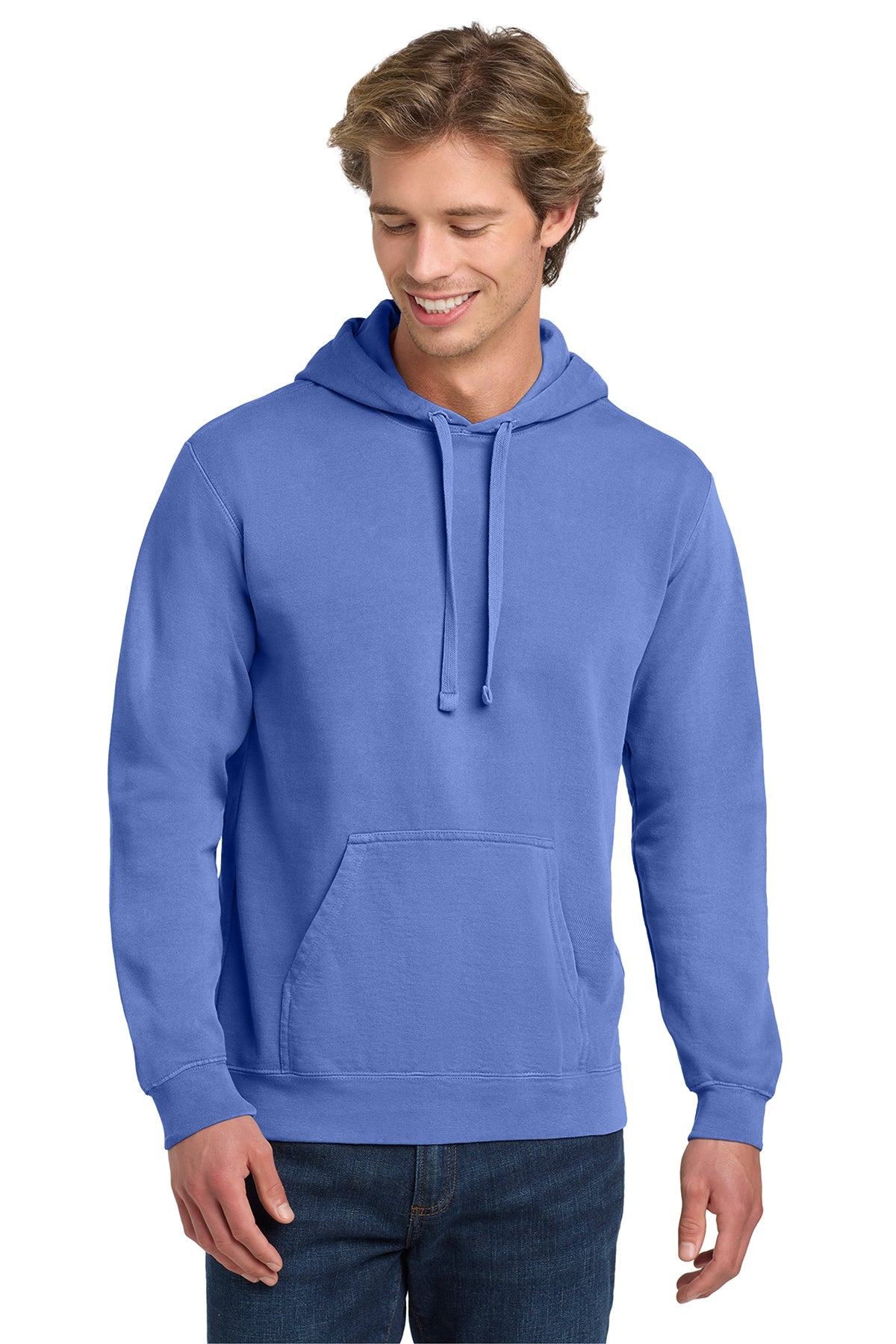 Comfort Colors 1567 Unisex Garment-Dyed Hooded Sweatshirt