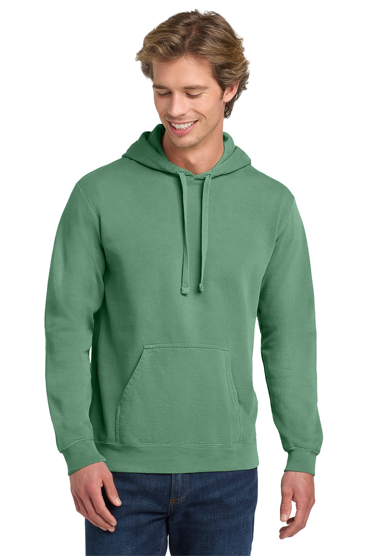 Comfort Colors 1567 Unisex Garment-Dyed Hooded Sweatshirt