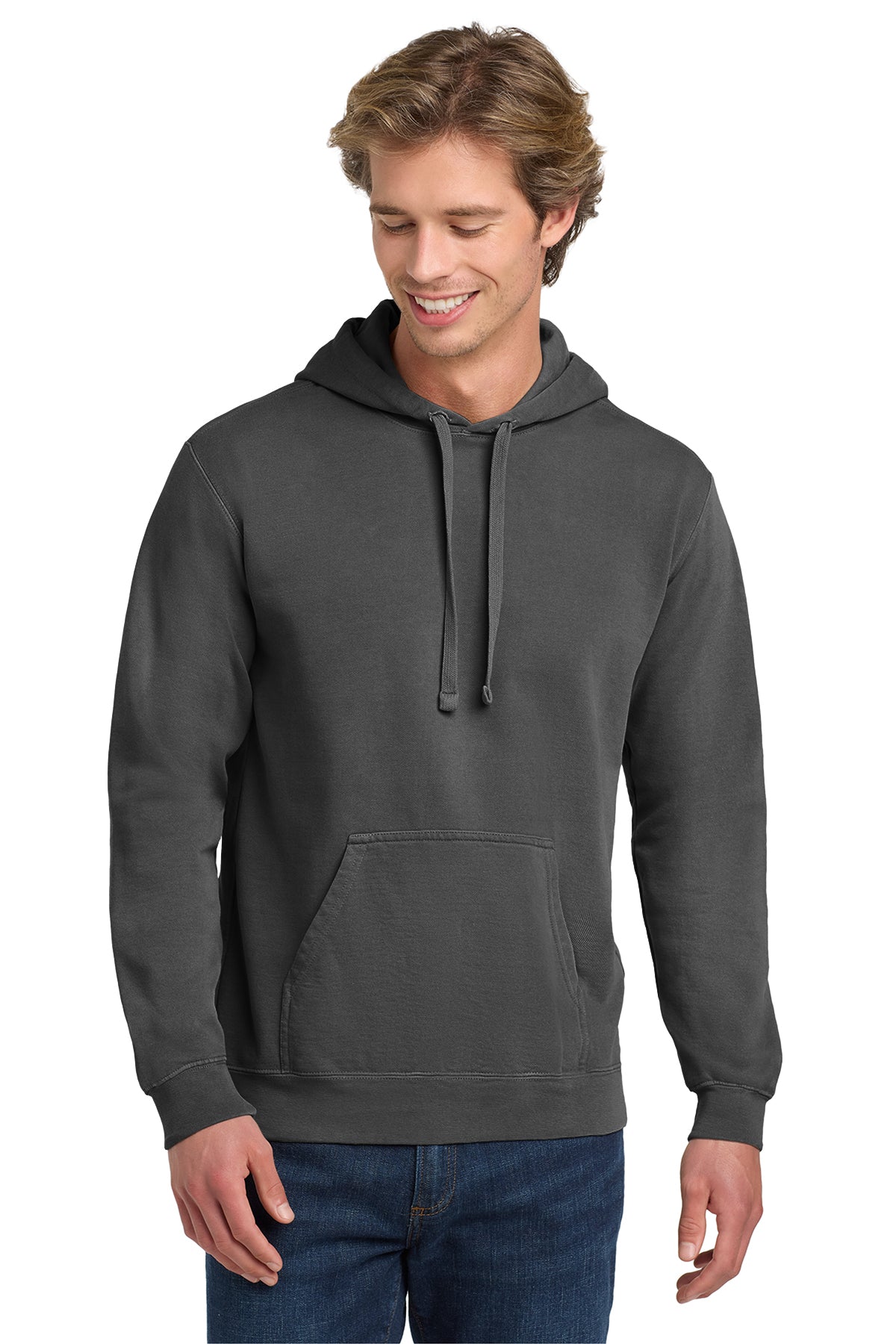 Comfort Colors 1567 Unisex Garment-Dyed Hooded Sweatshirt