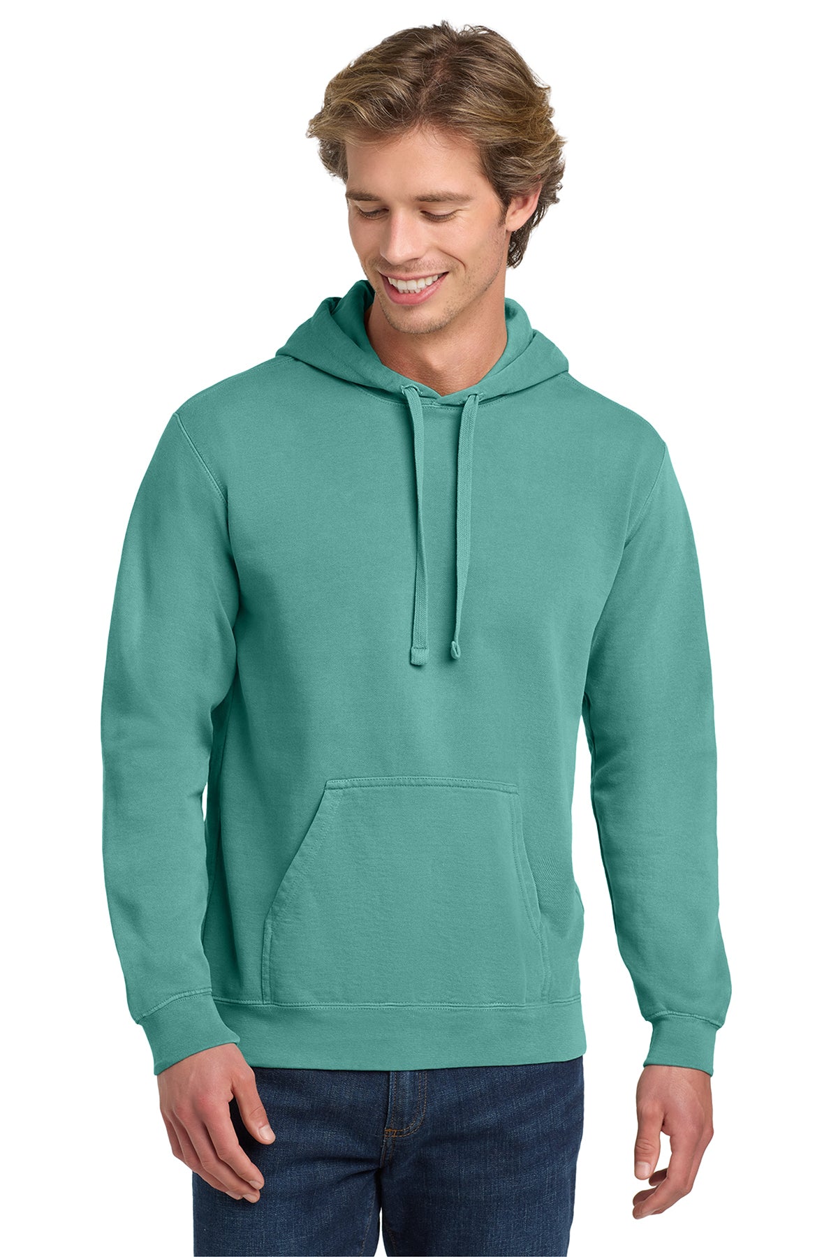 Comfort Colors 1567 Unisex Garment-Dyed Hooded Sweatshirt