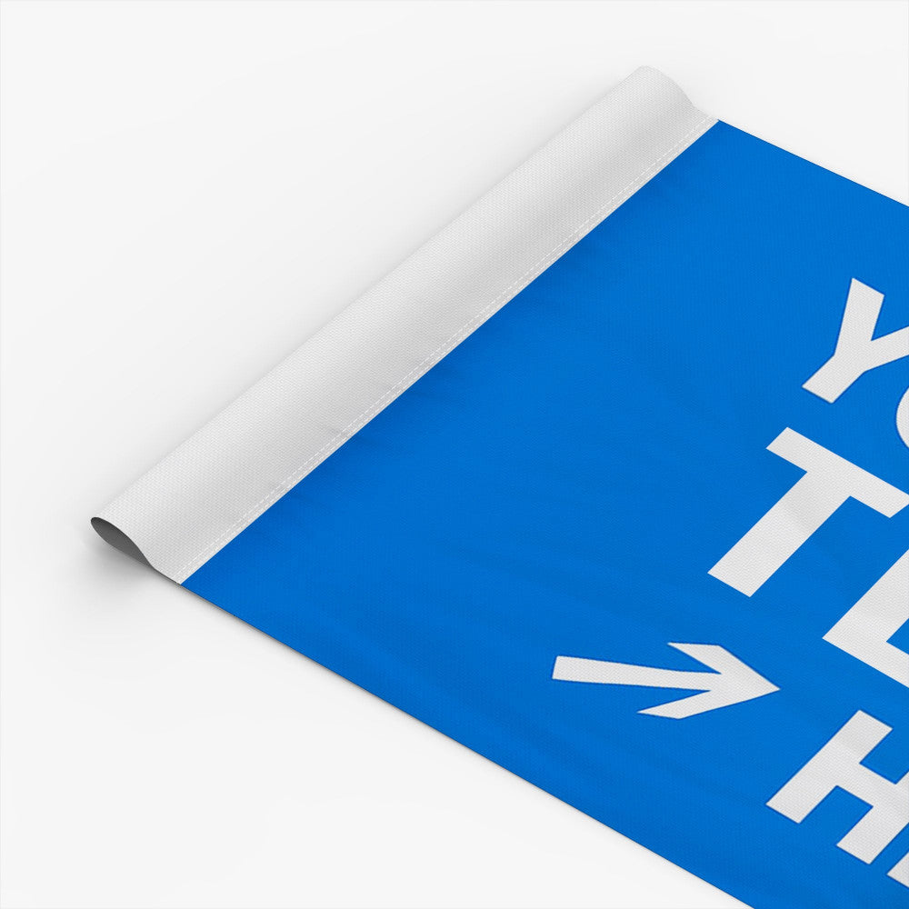Custom Hand Banners, Personalized Handheld Banners (Set of 10)